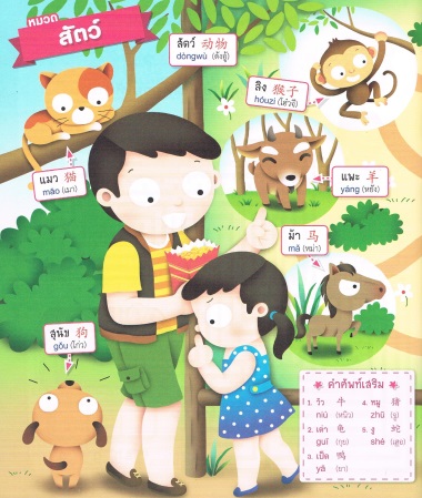 เรียนศัพท์จีนจากภาพ